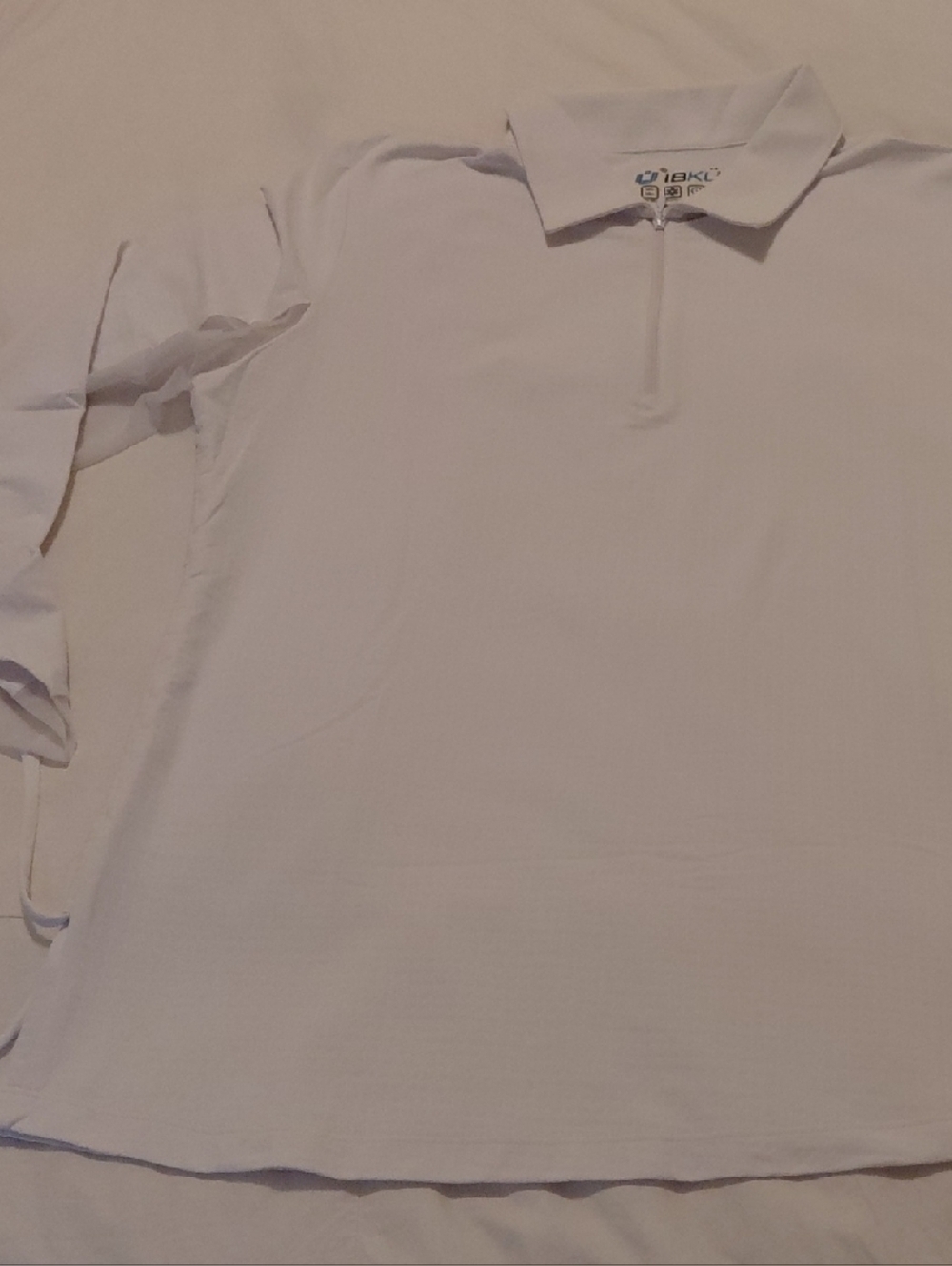 Ibkul Sz L Golf Top White Sz L Good Condition Vented Sleeves